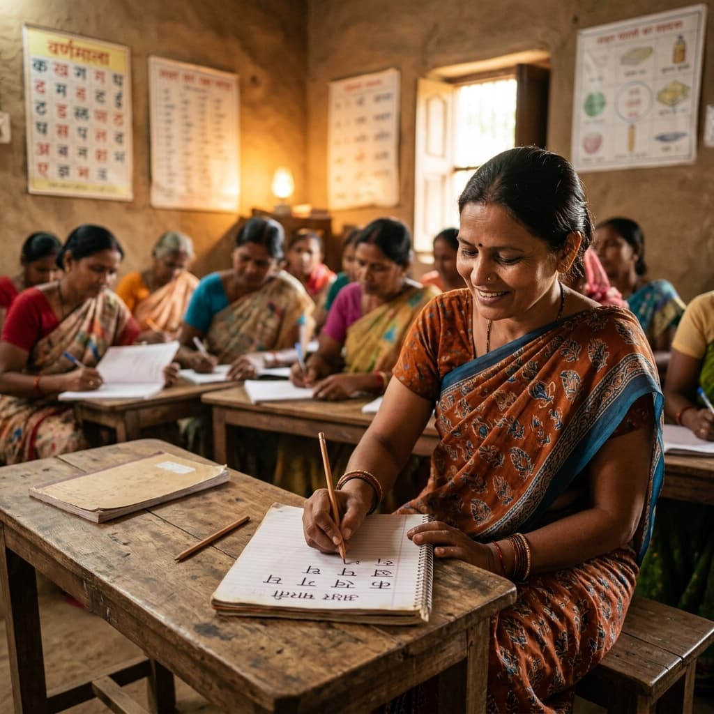 Rural women literacy education - SR Welfare Trust